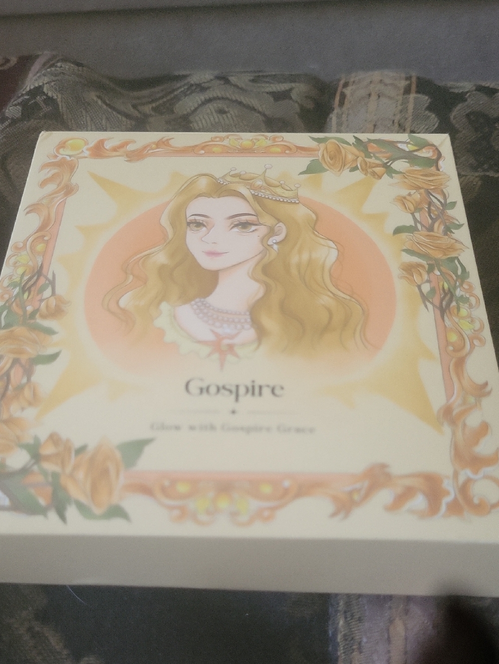 Gospire Lighted Double  Makeup Mirror Ligjts Up For Purse Boxed New